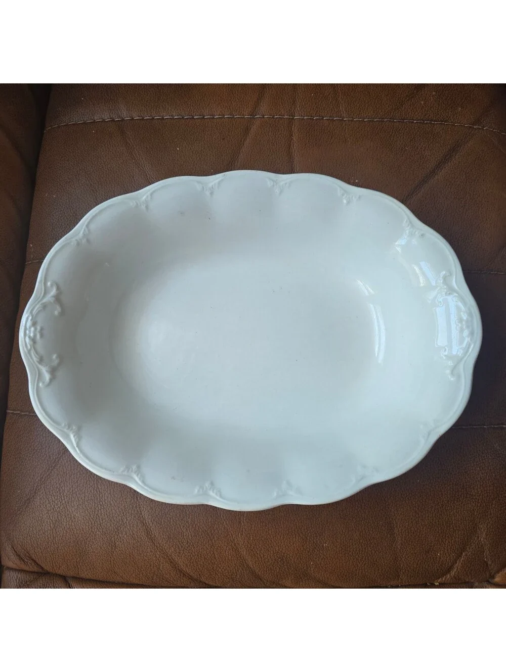 Antique J&G Meakin Hanley England White Ironstone 10